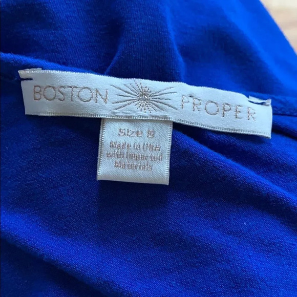 Boston Proper X bell sleeve cold shoulder top, Sm - Picture 7 of 7